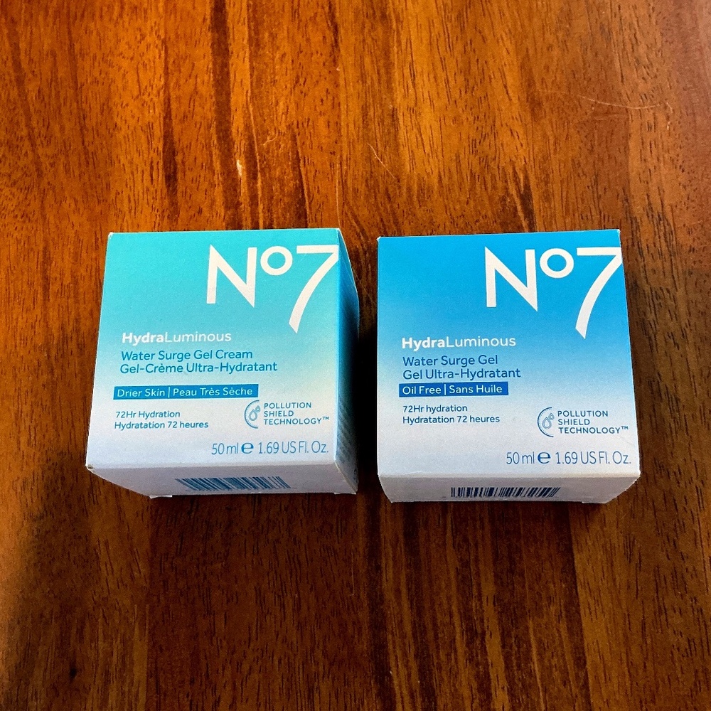 No. 7 HydraLuminous gel cream 2 pack